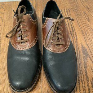 Cole Haan Mens Size 11 Black & Brown Dress Shoes
